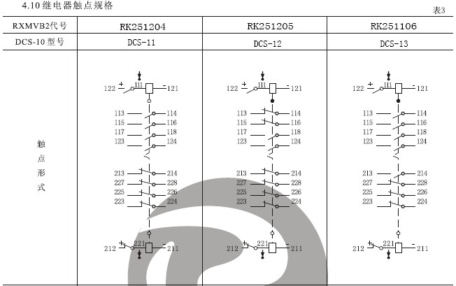 DCS-13雙位置繼電器結(jié)構(gòu)，外形尺寸及安裝開孔圖。