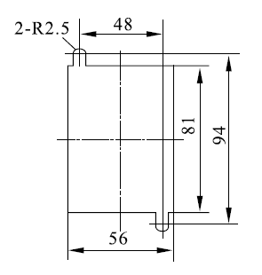 DZ-3/Z4安裝開(kāi)孔尺寸圖