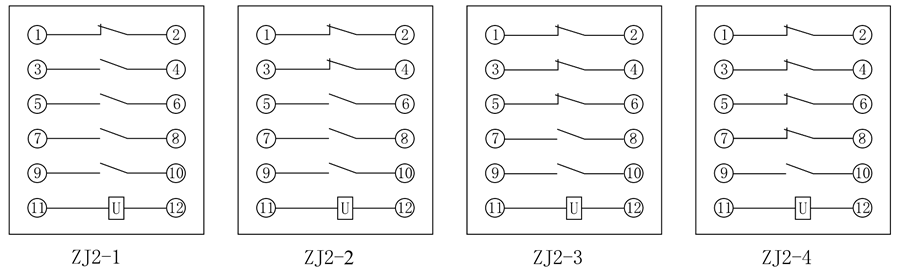 ZJ2-3內部接線圖