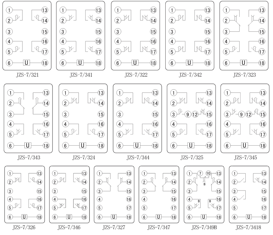 JZS-7/323內部接線圖