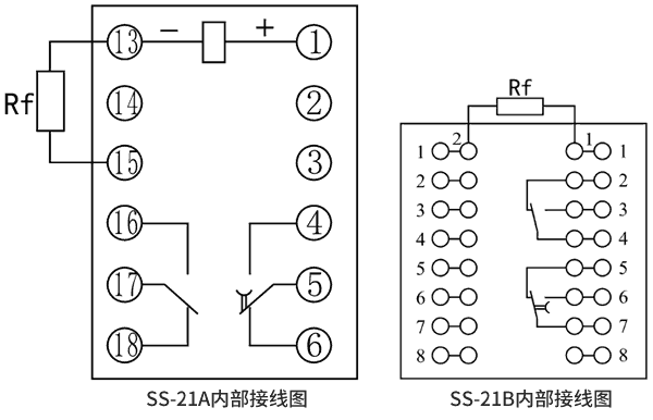 SS-21B內(nèi)部接線圖