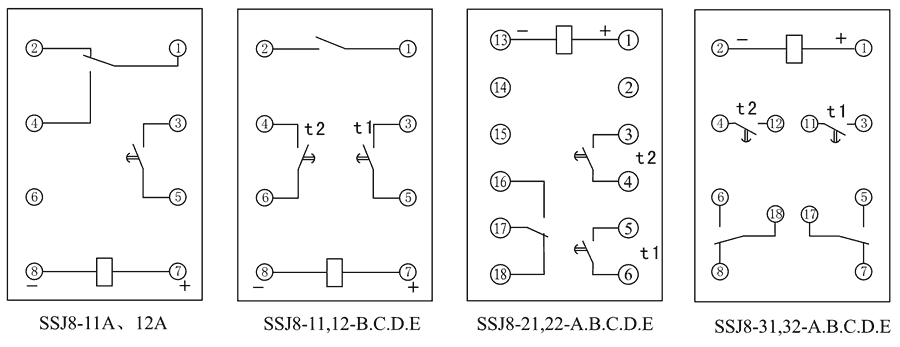 SSJ8-11C內(nèi)部接線圖