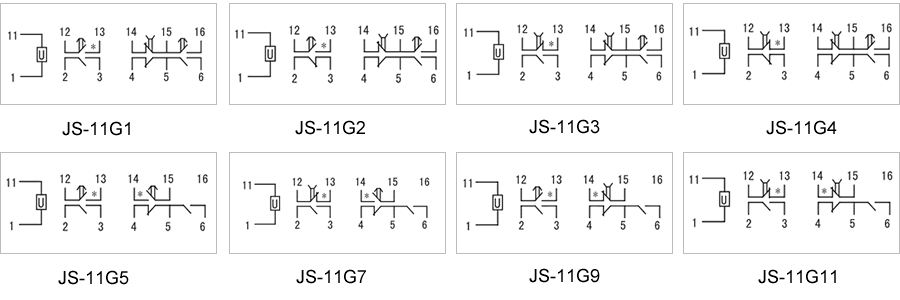 JS-11G3內(nèi)部接線圖