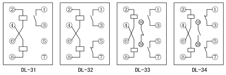 DL-33內(nèi)部接線圖