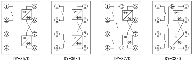 DY-37/D內(nèi)部接線圖