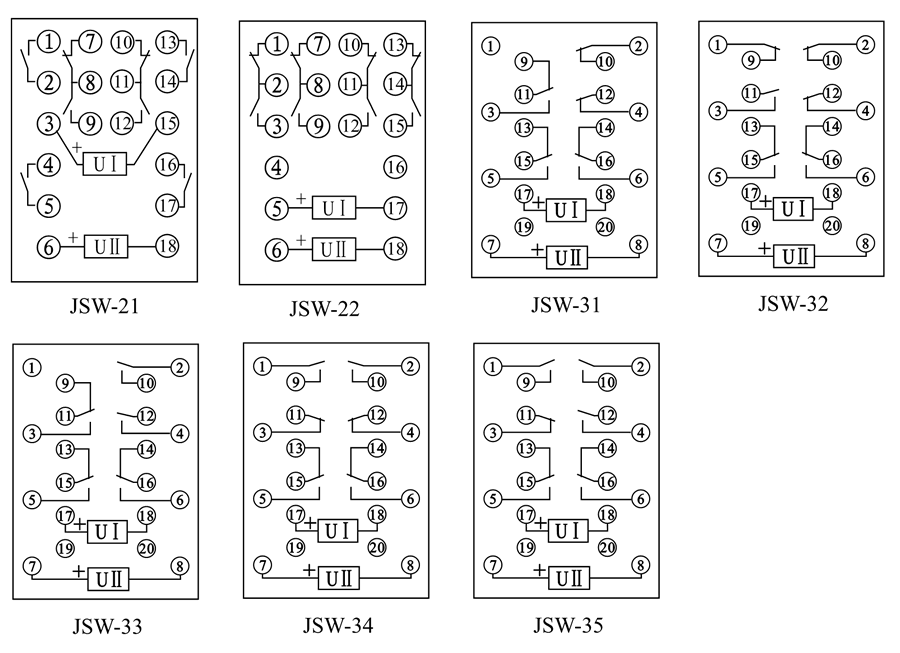 JSW-31內(nèi)部接線圖